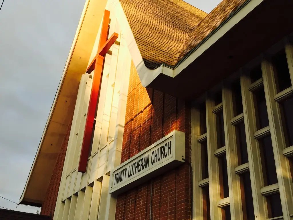 outdoor view of church